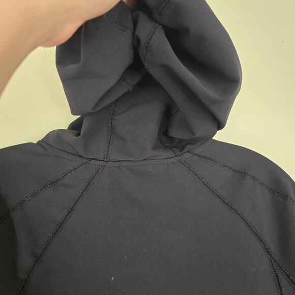 Men's Small Black Jacket With Hood - Picture 6 of 7